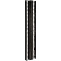 Liberty AV LVWMDS8408 | Lib Vertical Dual Side Finger Cable Manager 8" W, Black