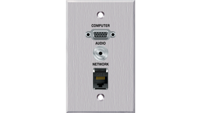 Liberty AV PC-G1600-E-P-C | Panelcrafters precision manufactured VGA, 3.5TRS, and LAN pass through