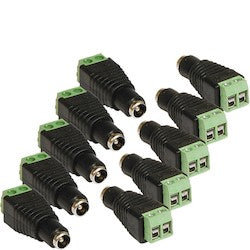 Liberty Security L12DCCON10PKF | 12 Volt DC, Screw Terminal Connector (Female)- PACK OF 10 Package
