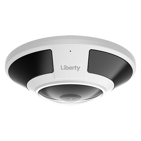 Liberty Security L3IP12FE360S | IP Fisheye Camera, Outdoor, 1.8 mm IR Lens, 12 MP, 50 ft. IR Range