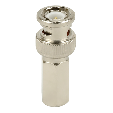Liberty Security LBNCTWIST10PK | RG59 BNC Twist-on Connector, 50 OHM - (10 pack) Package