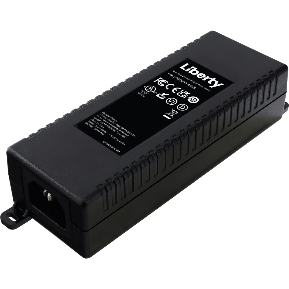 Liberty Security LPOEM30-ACUS | 1?Port 30?W PoE Midspan / Injector Picks