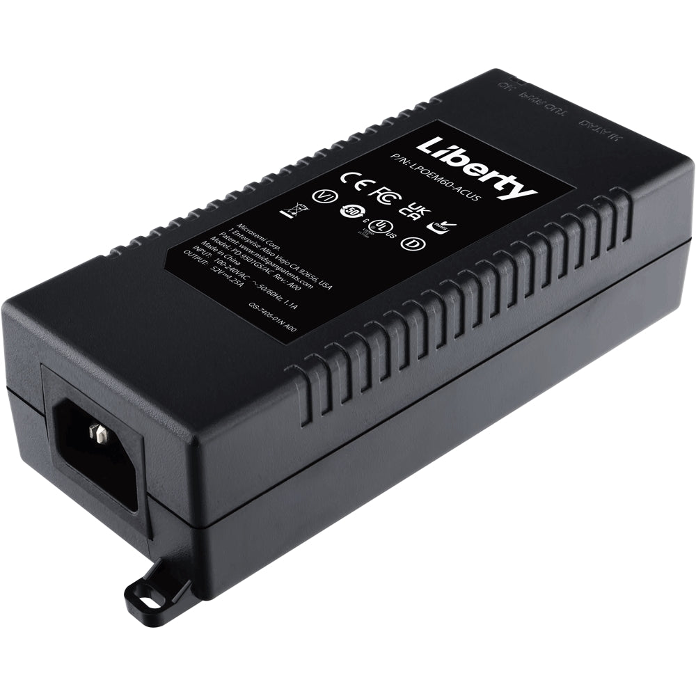 Liberty Security LPOEM60-ACUS | 1?Port 60?W PoE Midspan / Injector Picks