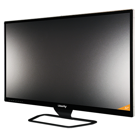 Liberty Security LSM32R | LED Security Monitor, 32”, 16:9 Aspect Ratio, 1080p Max res, 2xHDMI, VGA, BNC inputs, IR Remote