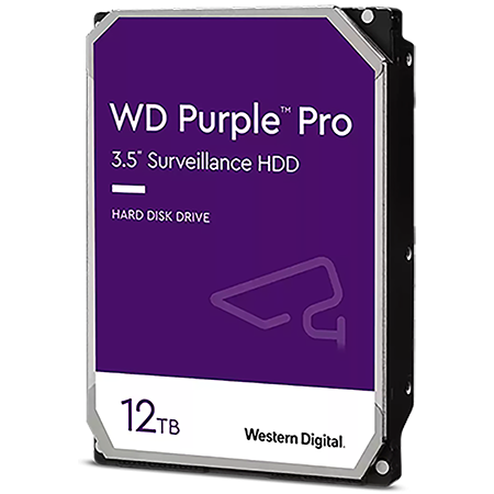 Liberty Security WD121PURP | Western Digital Purple Pro 12TB SATA Hard Disk Drive, 6 GB/S, 256MB Cache Individually Boxed