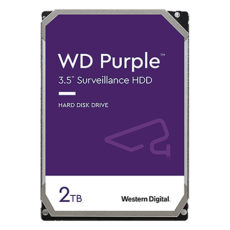 Liberty Security WD23PURZ | Western Digital Purple 2TB SATA Hard Disk Drive, 6 GB/S, 256MB Cache Individually Boxed
