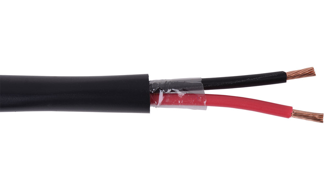 Liberty AV 16-2C-DB-BLK | Black Direct Burial Speaker Cable 16 AWG 2-Conductor Cable Reel