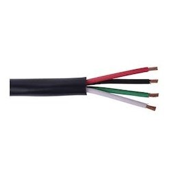 Liberty AV 16-4C-P-BLK-500 | Black Commercial Grade General Purpose 16 AWG 4-Conductor Plenum Cable Reel
