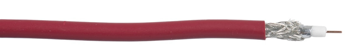 Liberty AV 23-MINI-SD-RED-500 | 500 Feet Red Serial Digital Mini-RG59 Dual Shield 4.5 GHz Coaxial Cable Reel