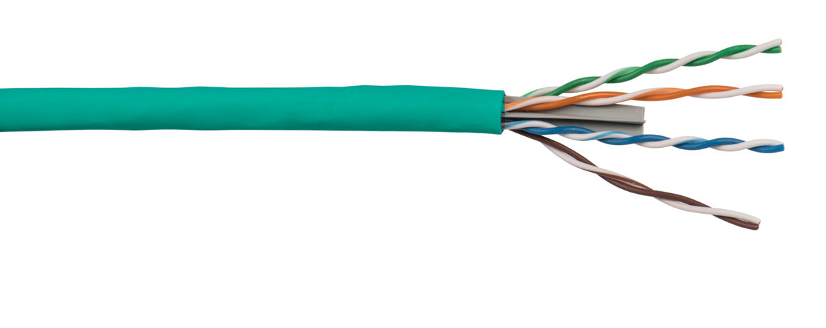 Liberty AV 24-4P-L6-EN-TEA | Teal Category 6 U/UTP EN Series 23 AWG 4 Pair Unshielded Cable Reel