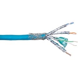 Liberty AV 24-4P-P-L7SH-BLU | Blue Category 7 S/FTP Series 22 AWG 4 Individually Shielded Pair Plenum Cable Reel