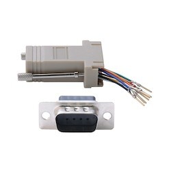 Liberty AV 32-284 | D-SUB 9-pin male to female 8P8C user configurable adapter