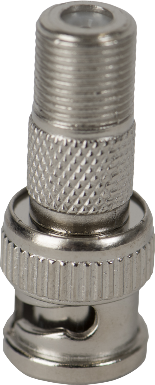 Liberty AV 32-3104BU | Interseries Adapter F Jack to BNC Plug In-line Format