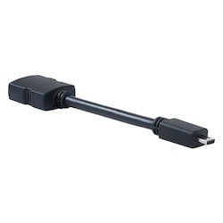 Liberty AV AR-MDHM-HDF | Adapter Cable Micro-HDMI "D" Male to HDMI Female 8 inches long