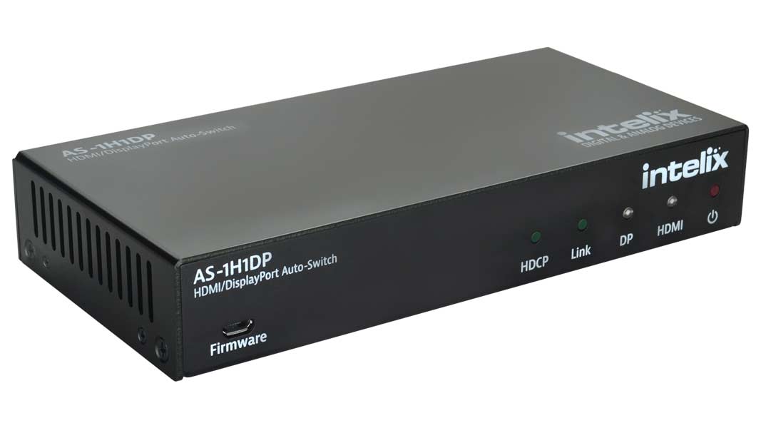 Liberty AV AS-1H1DP-BSTK | HDMI/DisplayPort Auto-Switcher with HDMI & HDBaseT Output