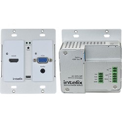 Liberty AV AS-1H1V-WP-W | Intelix HDMI/VGA Auto-Switching Wallplate with VGA Scaling & HDBaseT Output