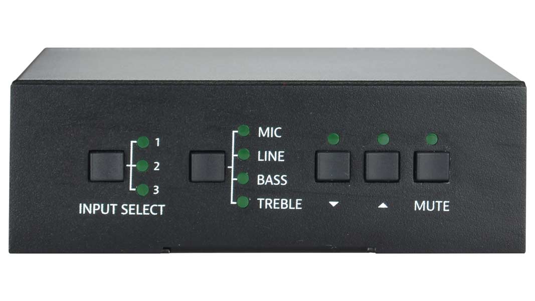 Liberty AV AUD-340 | 3 Input Audio 70/100V Amplifier, 40W