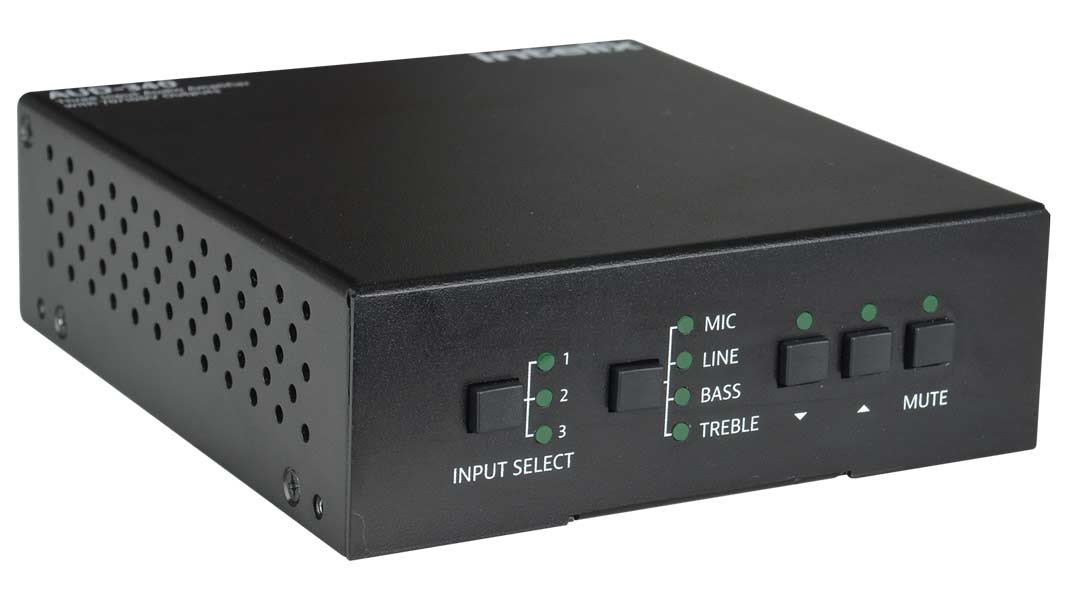 Liberty AV AUD-340 | 3 Input Audio 70/100V Amplifier, 40W