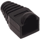 Liberty AV BOOT-L-BLK | LAN/RJ45 Snag Free Connector Strain Relief Boots for Large Cable Bag