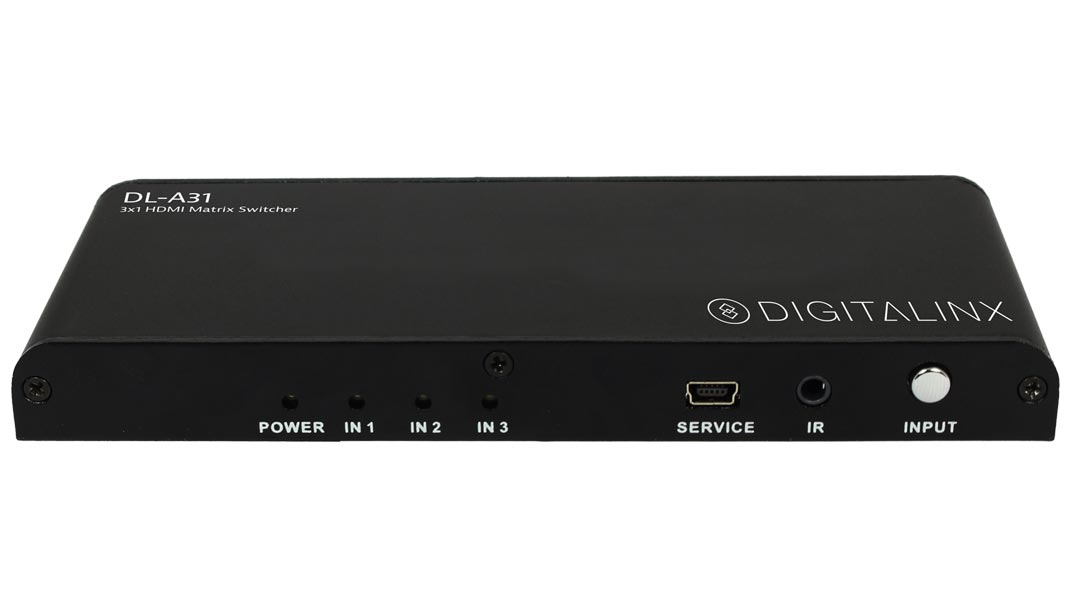 Liberty AV DL-A31 | DigitaLinx 3x1 HDMI Auto Switcher
