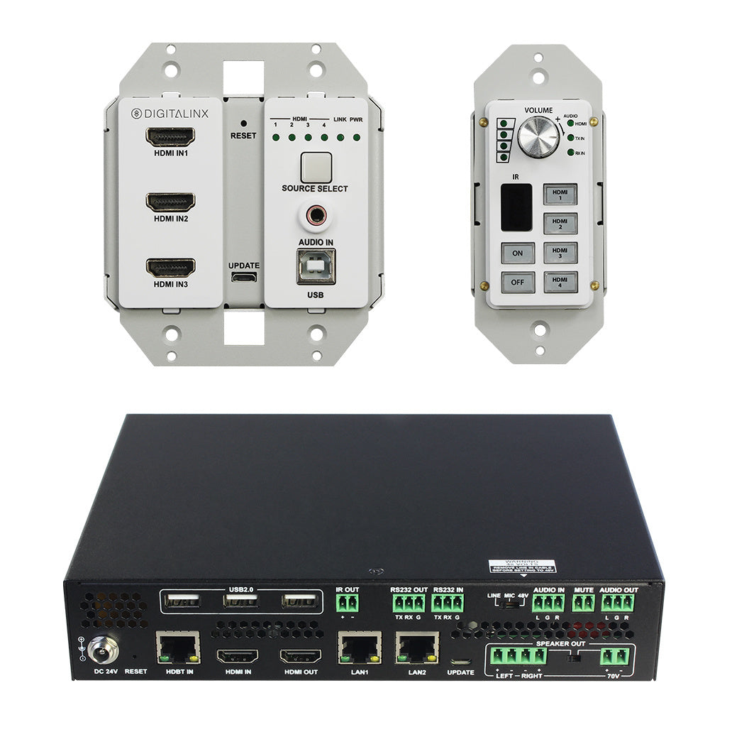 Liberty AV DL-ARK-4HC | DigitaLinx "ARK" Series Three Piece HDMI & USB Room Kit