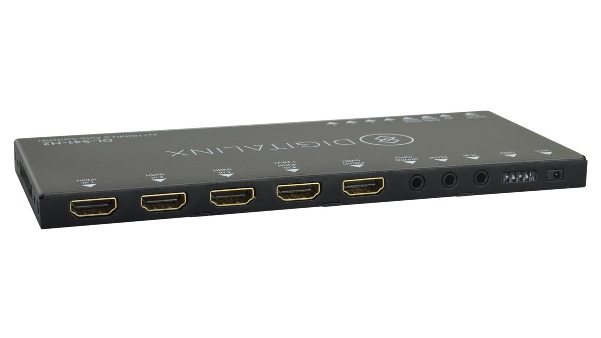 Liberty AV DL-S41-H2-BSTK | DigitaLinx 4X1 HDMI 2.0 Super Slim Auto-Switcher
