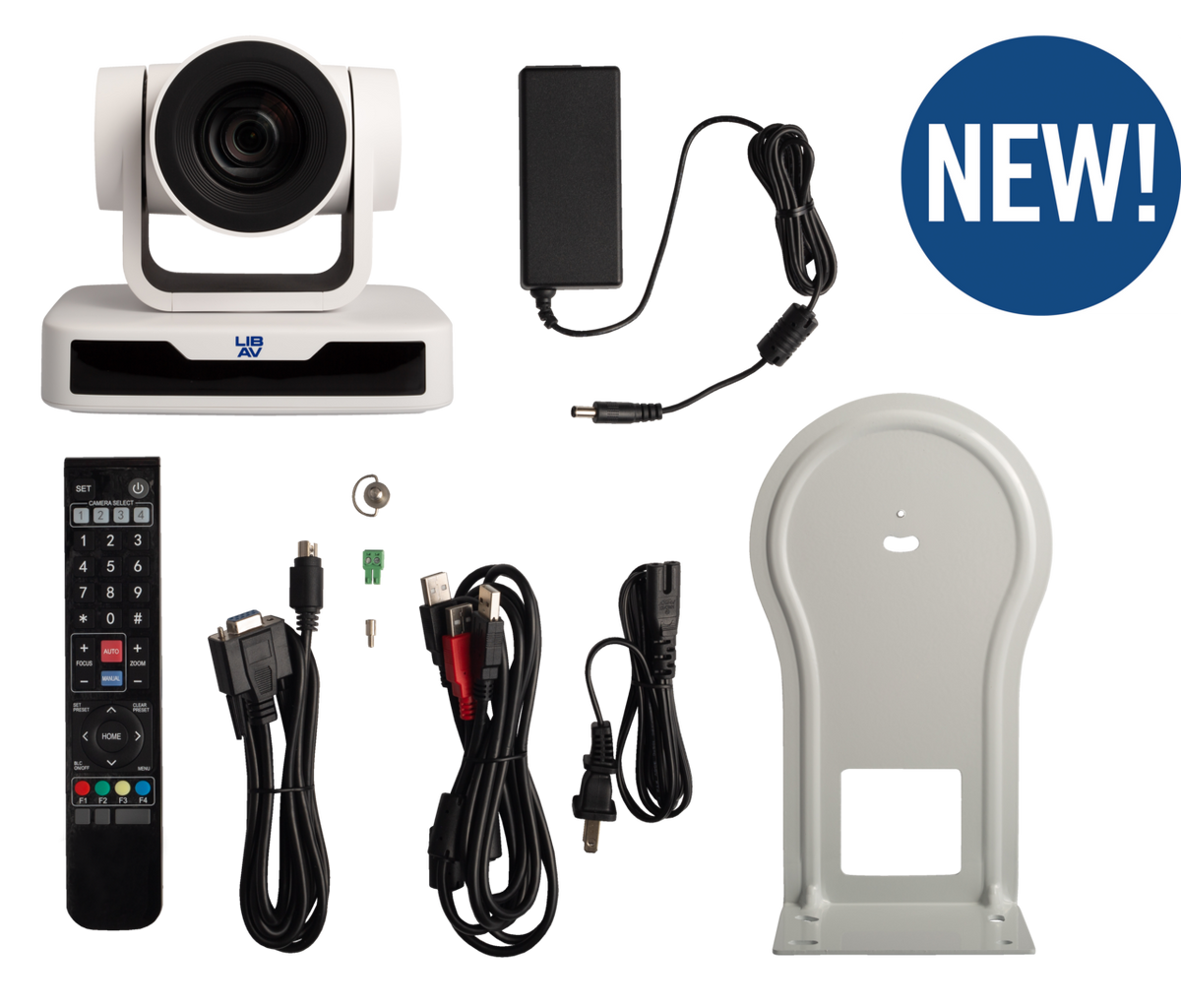 Liberty AV DL-USB-PTZ10-W | TeamUp+ Series 10X USB 2.0 PTZ Camera with Wall Mount