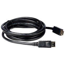 Liberty AV E-DPM-HDM-03F | 3" Economy Molded DisplayPort to HDMI cable