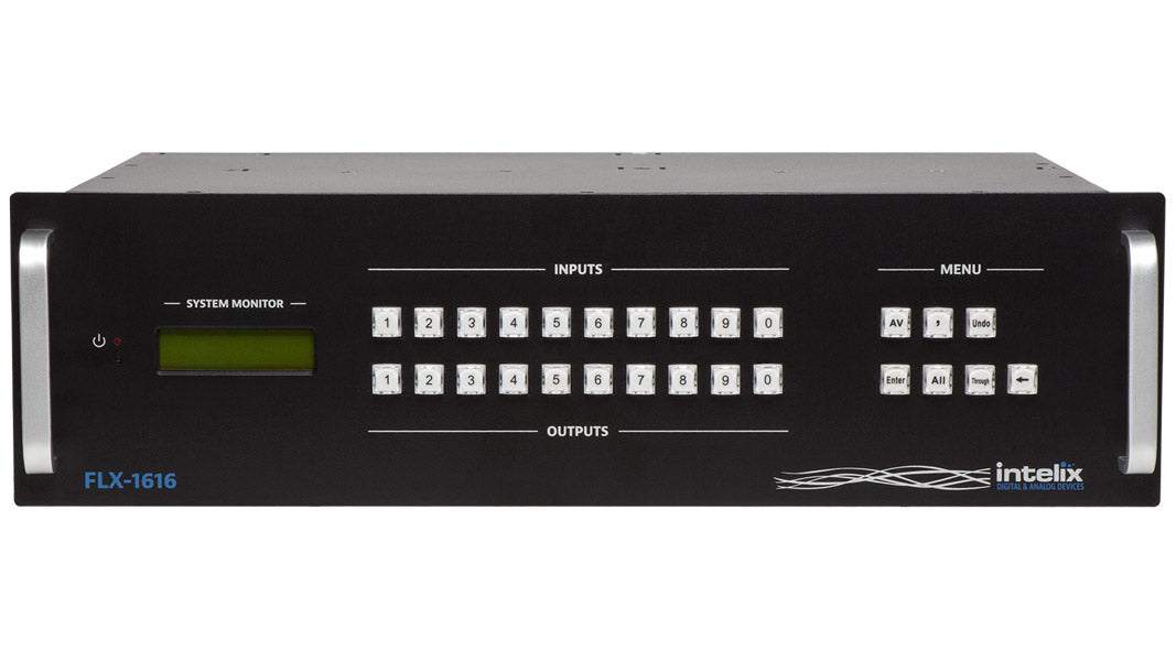 Liberty AV FLX-1616-BSTK | Flexible Card-Based Matrix Switcher - 16 Input x 16 Output