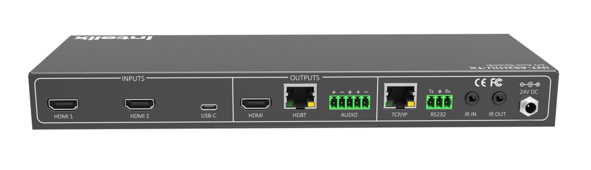 Liberty AV INT-AS2H1U-TX | Intelix 3x1 HDMI/USB-C HDBaseT AutoSwitcher/Extender