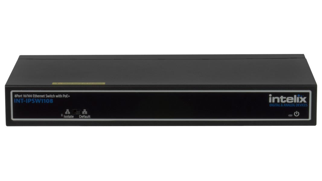 Liberty AV INT-IPSW1108-BSTK | Intelix 8 Port Network Switch with Uplink Port