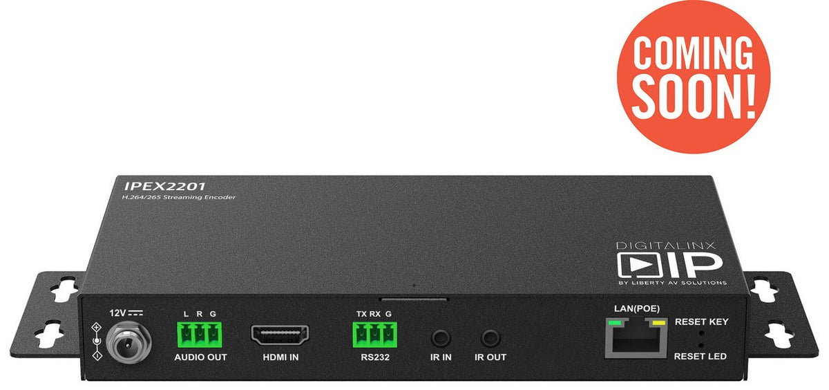 Liberty AV IPEX2201 | DigitaLinxIP 2200 Series AV/IP Encoder