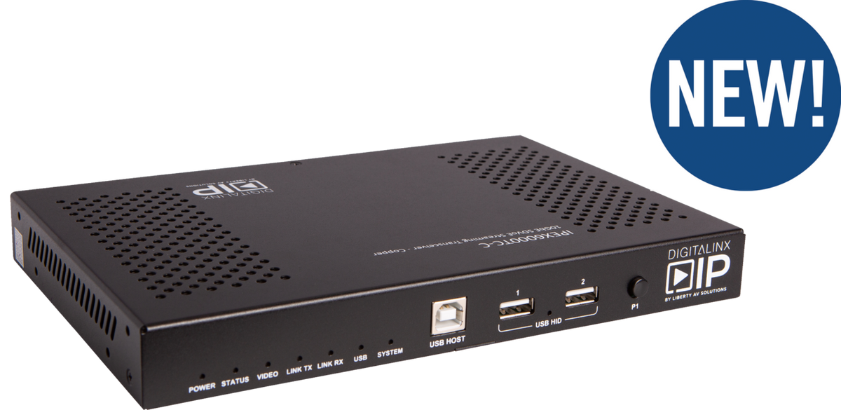 Liberty AV IPEX6000TC-C | DigitalinxIP 6000 Series AV over IP Transceiver RJ45 / Copper