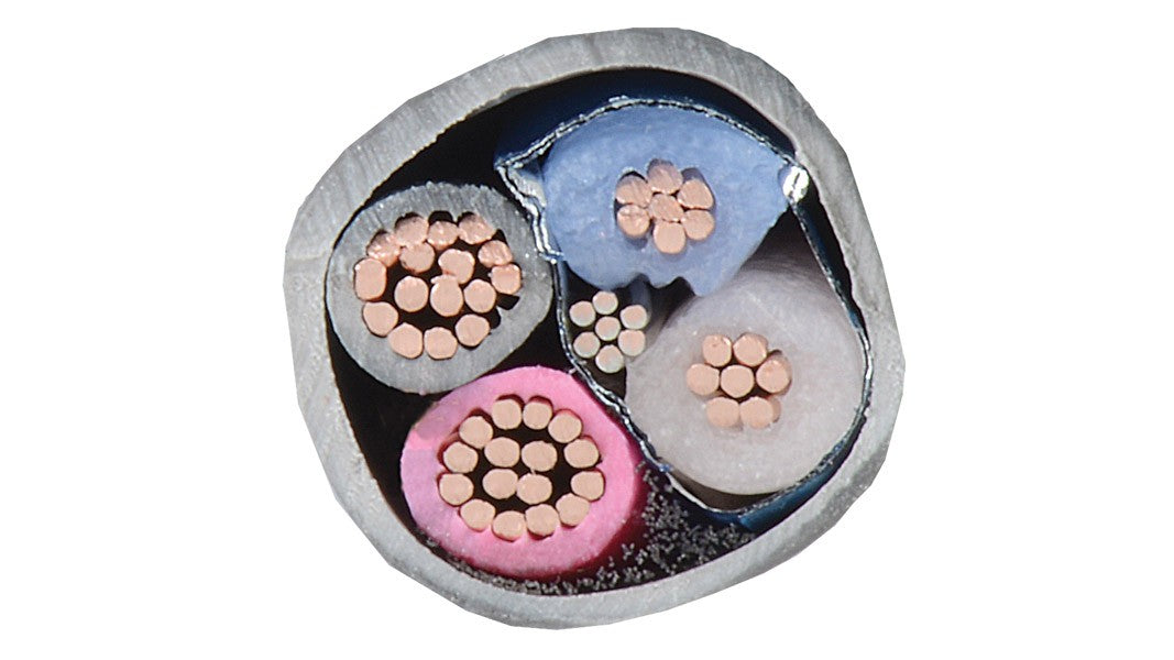 Liberty AV LLINX-U-P-250 | 250 Feet Grey OEM Systems Universal Control 22 AWG 1-Pair Shielded and 18 AWG 2-Conductor Composite Plenum Cable Reel