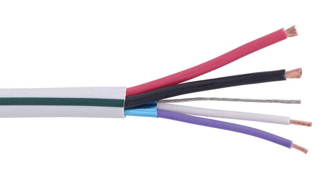 Liberty AV LUTRON-P-GRN | White OEM systems lighting control for Lutron Universal Control GRX-PCBL-346S equal plenum cable Reel
