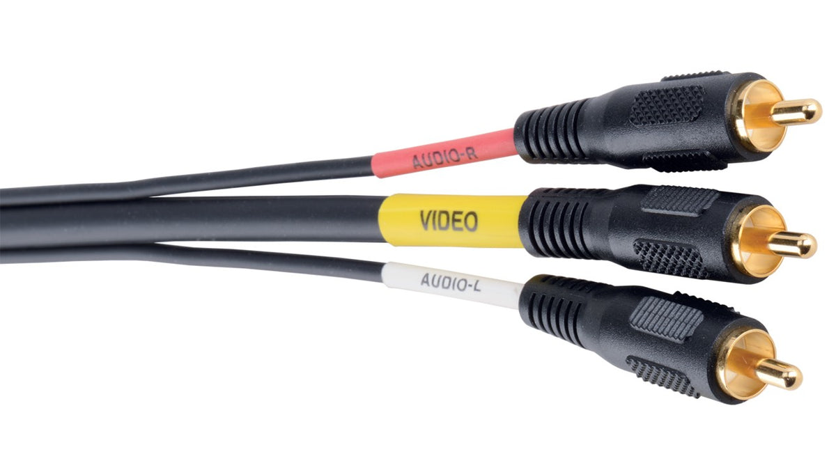 Liberty AV OSZ100AV6FT | 6 Feet Liberty Z100 Triplex RCA Audio / Video Cable