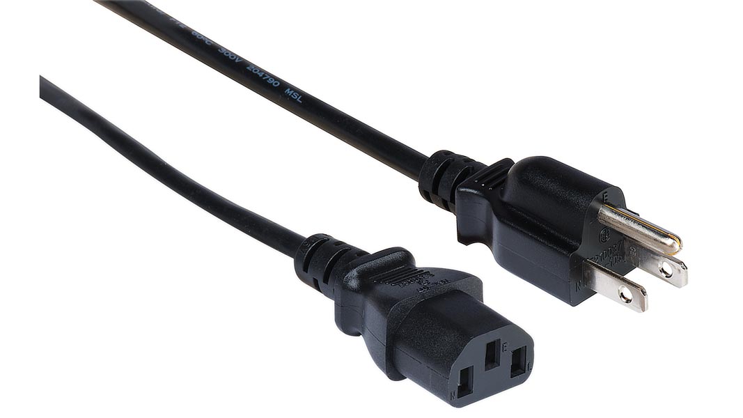 Liberty AV P10A-15P-C13-01 | 1" Economy Power Cord