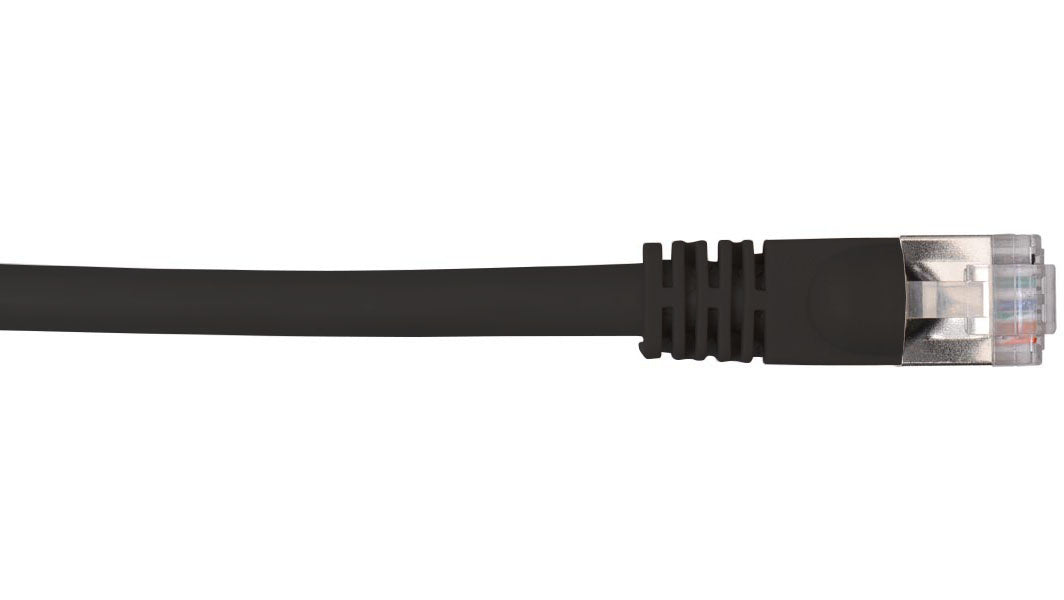 Liberty AV PC6ABS025BK | 25" LAN Solutions Shielded Category 6A Pre-Made Patch Cable