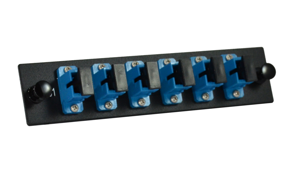 Liberty AV RF-12PLSM-12ST | Run Fiber Brand Fiber Panel 12 Single Mode Simplex ST