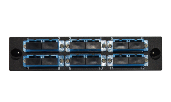 Liberty AV RF-12PLSM-6DSC | insert Panel -- 1 slot -- single mode OS2-- 6 duplex SC