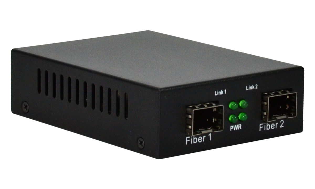 Liberty AV RF-FMCTRX-20 | Ethernet SFP to SFP Media Converter with 2 GE SFP Slots