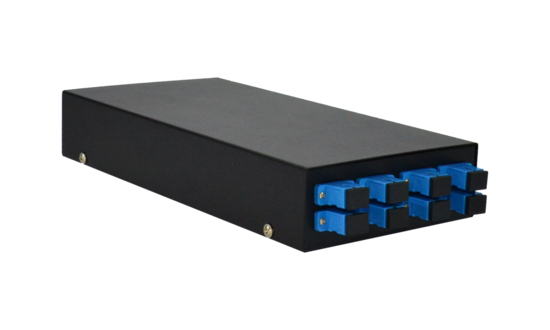 Liberty AV RF-WM08PI | Wall-mount fiber distribution box -- 8 port with indoor rating (requires couplers)