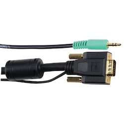 Liberty AV Z100VGAA15FT | 15" Z100 VGA and 3.5TRS PC Stereo Audio cable