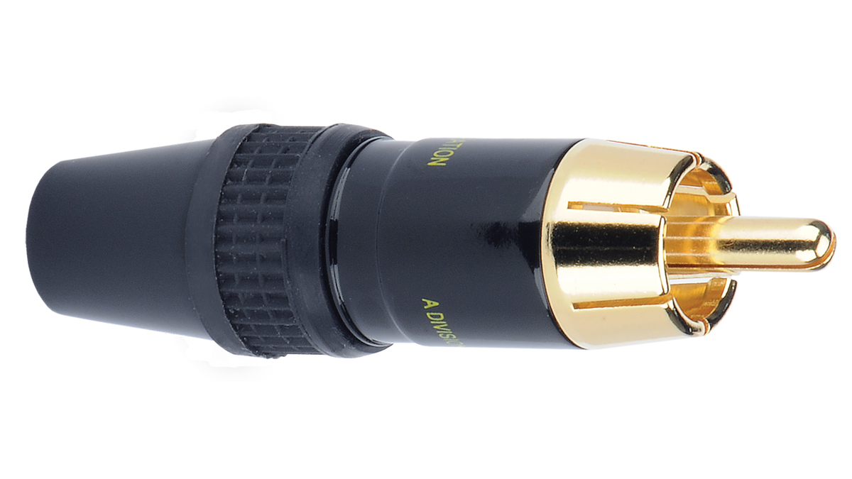 Liberty AV ZD03 | Premium RCA Male for 7.5mm and Smaller Video Cable
