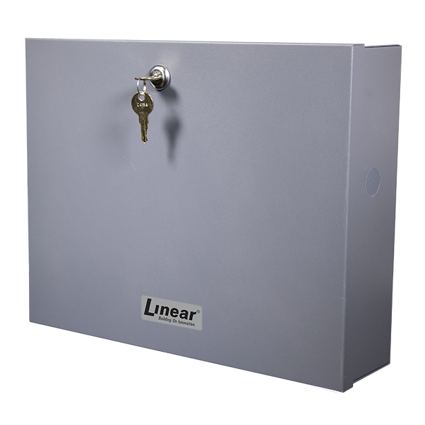 Linear Corporation 620-101279 | 12/24VDC Power Supply, 2A, 4 Output, PIP, Metal Box, Battery Charging
