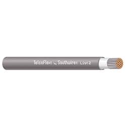 Linear Corporation 56966001 | TelcoFlex II Central Office Power Cable, 1/0 AWG, Single Conductor, Gray
