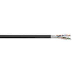 Linear Corporation 6B-272-ER | 10 Gain, Cat 6A, 23 AWG, CMR, Black, 1000 Feet Reel