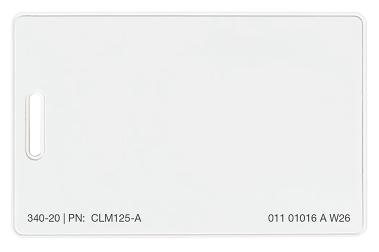 Linear Corporation 830-00430 | 125 kHz Imageable Clamshell Card for AWID Readers, 25 PK