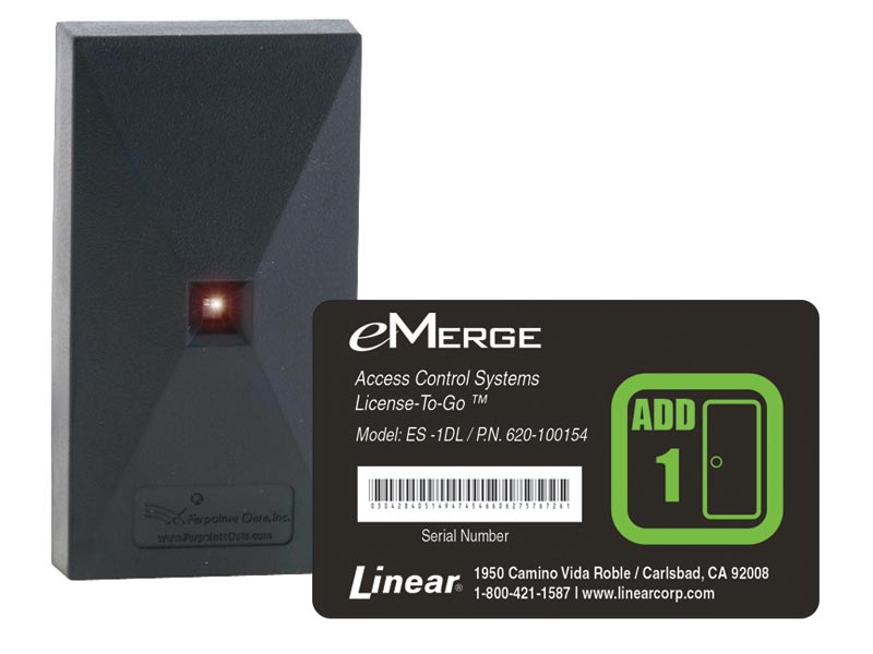 Linear Corporation ES-1DLB | eMerge Essential 1-Door License with one Reader Bundle