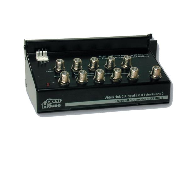 Linear H838BID Bi-Directional Video Hub with 5-volt IR